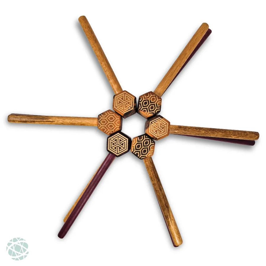 High End Adjustable Kuripe with Sacred Geometry - Image 3